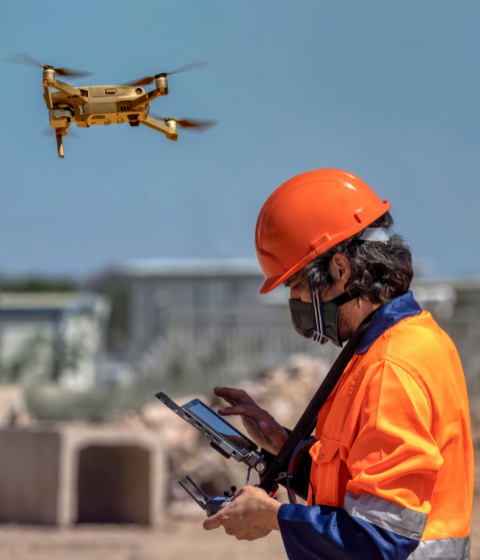 drone na industria
